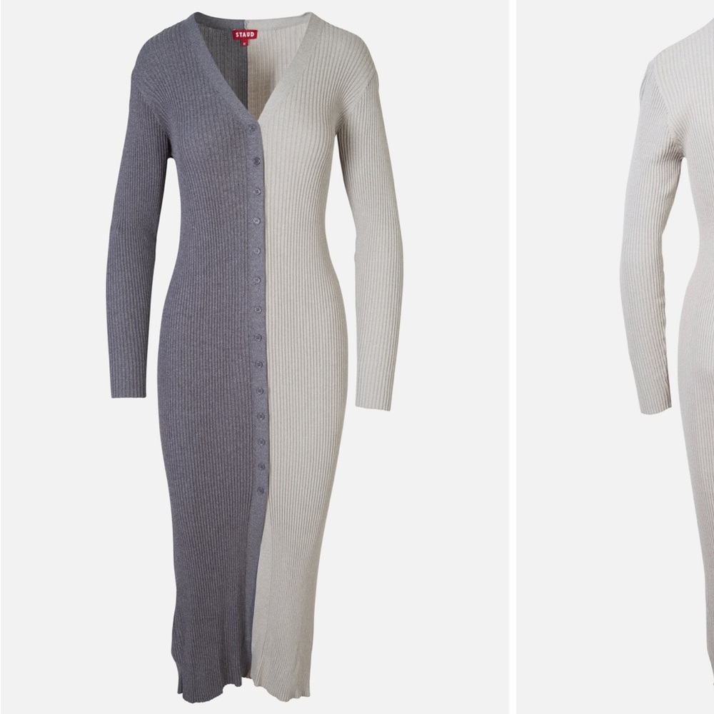 SHOKO SWEATER | HEATHER GREY CHARCOAL staud